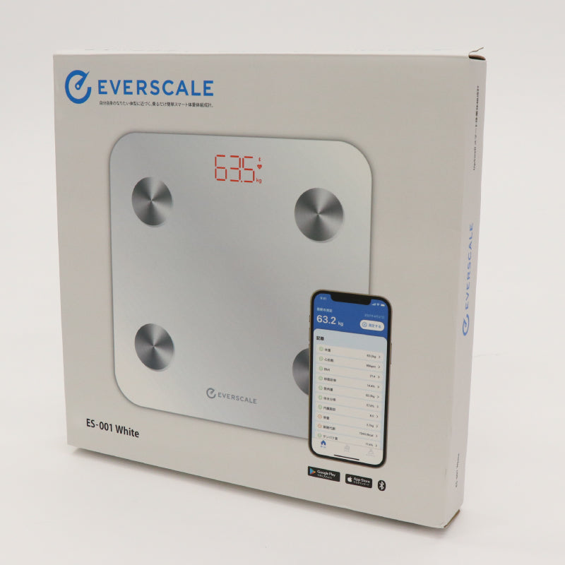 スマート体組成計 ES-001 ブラック/ホワイト